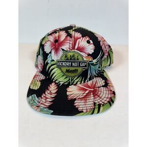 Hickory Nut Gap Farms Meats Colorful Floral Flowers Baseball Cap Hat